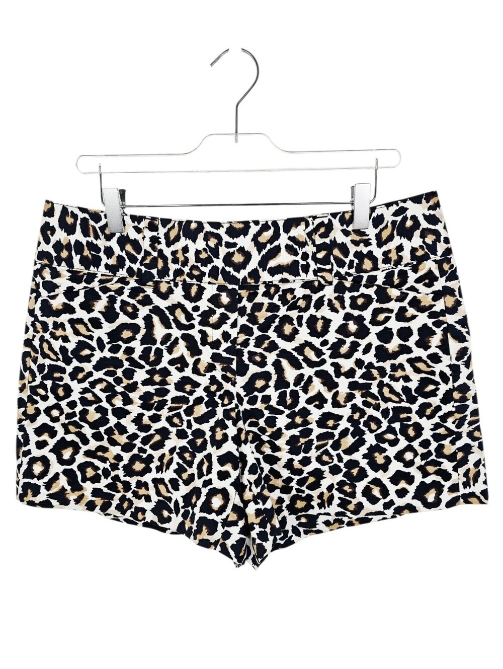White House Black Market Leopard Print Shorts NWT